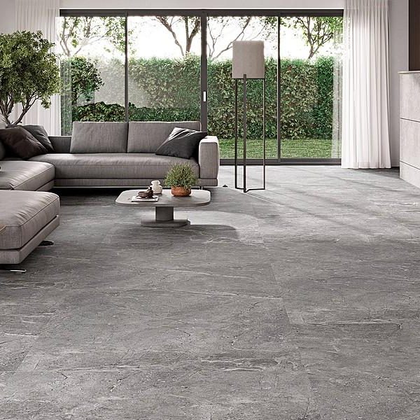 Celestial Grey Living Room Tile